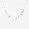 Wholesale Square Zircon Decorative Chain Electroplated 925 Silver Clavicle Chain For Women With French Retro Niche Design Light Luxury High End Style