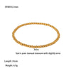 Wholesale Stackable Elastic Cord Bracelet With Floral Beads And Geometric Pendant For Women Stainless Steel Electroplated