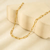 Wholesale Stackable Geometric Cross Chain Jewelry Set Stainless Steel 18K Gold Plated For Women Unisex