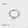 Wholesale Stackable Geometric Stainless Steel 18K Gold Plated Ring For Women