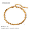 Wholesale Stackable Geometric Stainless Steel Rhinestone Electroplated Bracelet For Women