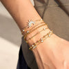 Wholesale Stackable Geometric Titanium Steel Electroplated Bracelet For Women With Minimalist Style