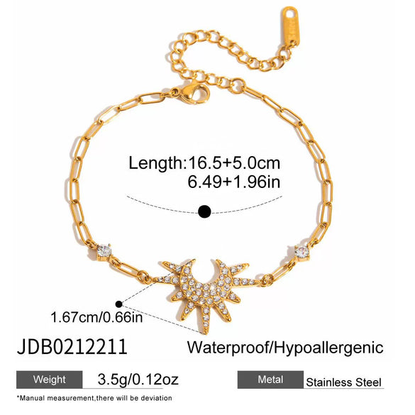 Wholesale Stackable Geometric Titanium Steel Electroplated Bracelet For Women With Minimalist Style