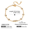 Wholesale Stackable Geometric Titanium Steel Electroplated Bracelet For Women With Minimalist Style
