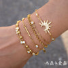 Wholesale Stackable Geometric Titanium Steel Electroplated Bracelet For Women With Minimalist Style