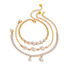 Wholesale Stackable Stainless Steel Geometric Electroplated Bracelets For Women Light Luxury High End Jewelry