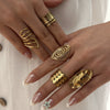 Wholesale Stackable Stainless Steel Geometric Electroplated Line Ring For Unisex