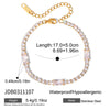 Wholesale Stackable Stainless Steel Geometric Electroplated Women's Bracelet
