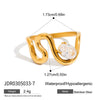 Wholesale Stackable Stainless Steel Geometric Electroplated Women's Bracelet