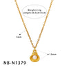 Wholesale Stackable Starfish Shells With Pearl Pendants Stainless Steel 18K Gold Plated Minimalist Women's Necklace