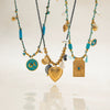 Wholesale Stacked Necklace Stainless Steel Geometric Pendant Electroplated For Women
