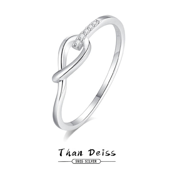 Wholesale Stacked Ring 925 Sterling Silver Geometric Simple Style Electroplated For Women