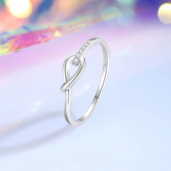 Wholesale Stacked Ring 925 Sterling Silver Geometric Simple Style Electroplated For Women