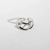 Wholesale Stacking Ring Brass Geometric Line Cross Design Electroplating For Women And Unisex