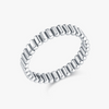 Wholesale Stacking Ring S925 Sterling Silver Retro Simple Women's Fashion Stylish Electroplated