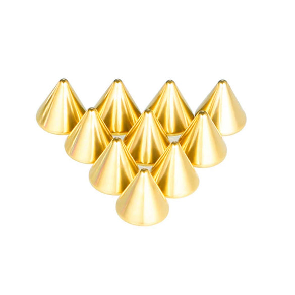 Wholesale Stainless Steel Accessories Electroplated Earrings Lip Nails Eyebrow Nails Belly Button Nails Replacement With Ball And Cone Shapes