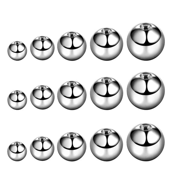 Wholesale Stainless Steel Accessories Electroplated Earrings Lip Nails Eyebrow Nails Belly Button Nails Replacement With Ball And Cone Shapes