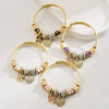 Wholesale Stainless Steel Alloy Diamondtreated Heart And Bow Pattern Bracelet For Women