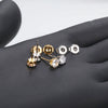 Wholesale Stainless Steel And Ceramic Ear Piercing Artifact With Geometric Design And Electroplating Treatment