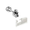 Wholesale Stainless Steel And Ceramic Ear Piercing Artifact With Geometric Design And Electroplating Treatment