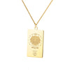 Wholesale Stainless Steel And Gold Twelve Constellations Animals Zodiac Tarot Totem Pendant Necklace With Electroplating