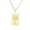 Wholesale Stainless Steel And Gold Twelve Constellations Animals Zodiac Tarot Totem Pendant Necklace With Electroplating