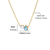 Wholesale Stainless Steel And Imitation Pearl Water Drop Clavicle Necklace Electroplated For Women