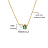 Wholesale Stainless Steel And Imitation Pearl Water Drop Clavicle Necklace Electroplated For Women