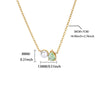 Wholesale Stainless Steel And Imitation Pearl Water Drop Clavicle Necklace Electroplated For Women