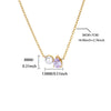 Wholesale Stainless Steel And Imitation Pearl Water Drop Clavicle Necklace Electroplated For Women