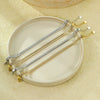 Wholesale Stainless Steel And 18K Gold Plated Zircon Women's Bracelet With Electroplating Process