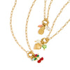 Wholesale Stainless Steel And Pearl Necklace With Geometric Pattern Electroplated For Women