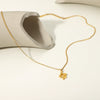 Wholesale Stainless Steel And Titanium Steel Animals Style Geometric Snake Pendant Necklace With Ball Chain 18K Gold Plated Jewelry For Women