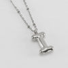 Wholesale 316L Stainless Steel And 316L Stainless Steel Bead Chain Women's English Letter Pendant Necklace With Ins Style And Electroplating
