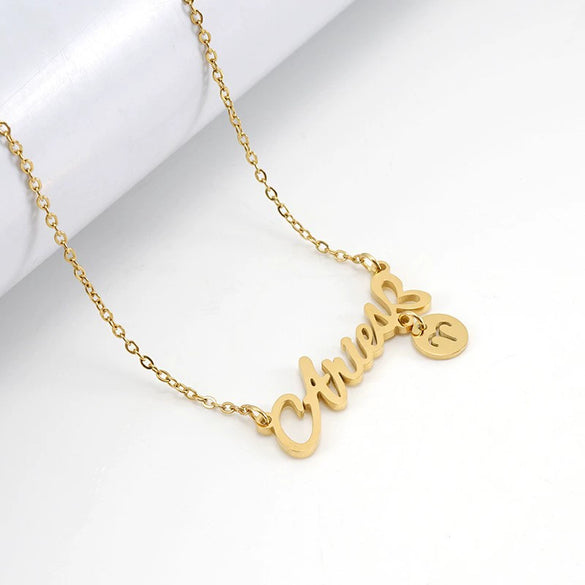 Wholesale Stainless Steel And Titanium Steel Constellation Fashion Necklace With Electroplated 18K Gold Treatment
