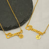 Wholesale Stainless Steel And Titanium Steel Constellation Fashion Necklace With Electroplated 18K Gold Treatment