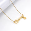 Wholesale Stainless Steel And Titanium Steel Constellation Fashion Necklace With Electroplated 18K Gold Treatment
