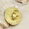 Wholesale Stainless Steel And Titanium Steel Couple Ring Retro Heart Shape Electroplated Unisex Trendy Light Luxury