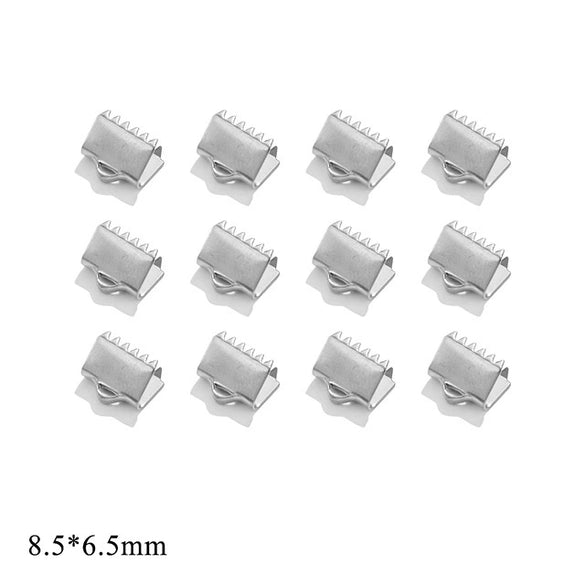 Wholesale Stainless Steel And Titanium Steel Diy Jewelry Bracelet And Necklace Connector Accessories With Curly Bead Buckle Tip And Electroplating Treatment