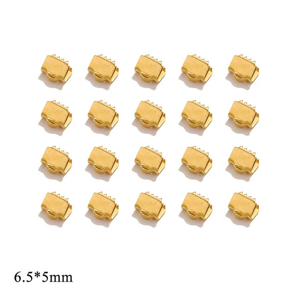 Wholesale Stainless Steel And Titanium Steel Diy Jewelry Bracelet And Necklace Connector Accessories With Curly Bead Buckle Tip And Electroplating Treatment