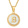 Wholesale Stainless Steel And Titanium Steel Fashion Necklace With Letter Pattern And Cross Chain Style Electroplated