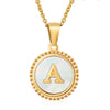 Wholesale Stainless Steel And Titanium Steel Fashion Necklace With Letter Pattern And Cross Chain Style Electroplated