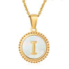 Wholesale Stainless Steel And Titanium Steel Fashion Necklace With Letter Pattern And Cross Chain Style Electroplated