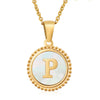 Wholesale Stainless Steel And Titanium Steel Fashion Necklace With Letter Pattern And Cross Chain Style Electroplated