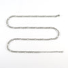 Wholesale 316L Stainless Steel And 316L Stainless Steel Figaro Nk Chain Necklace With Geometric Style For Men