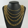 Wholesale 316L Stainless Steel And 316L Stainless Steel Figaro Nk Chain Necklace With Geometric Style For Men