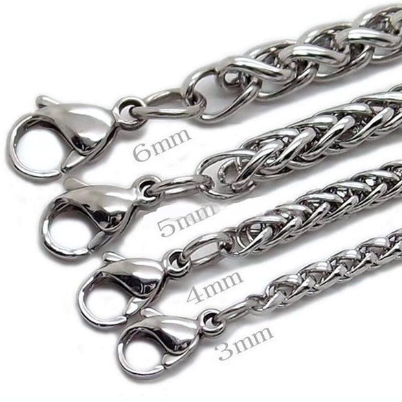 Wholesale Stainless Steel And Titanium Steel Flower Basket Chain Necklace With Plant Flower Style And Electrolysis Treatment For Unisex Diy Accessories