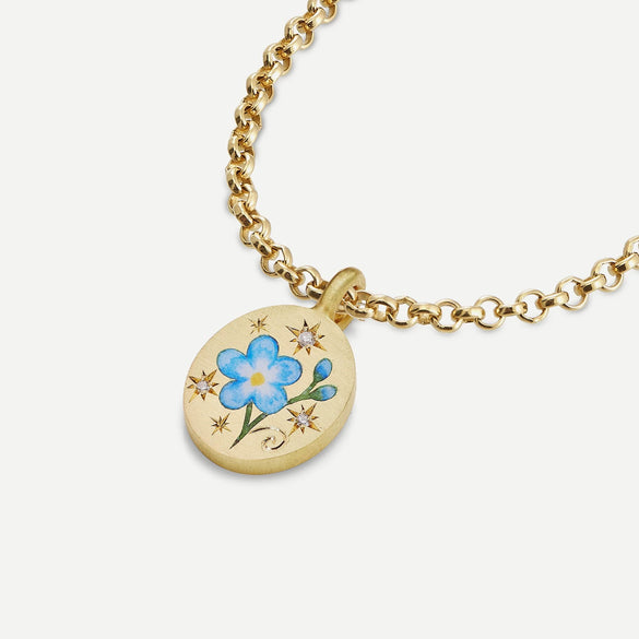 Wholesale Stainless Steel And Titanium Steel Geometric And Flower Style Pendant Necklace With Vacuum Plating For Women