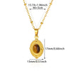 Wholesale Stainless Steel And Titanium Steel Geometric Clavicle Chain Necklace With Turquoise And Tiger Eye Stone Gold Plated In Palace Style