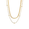 Wholesale Stainless Steel And Titanium Steel Geometric Collar Necklace With Electroplating For Women